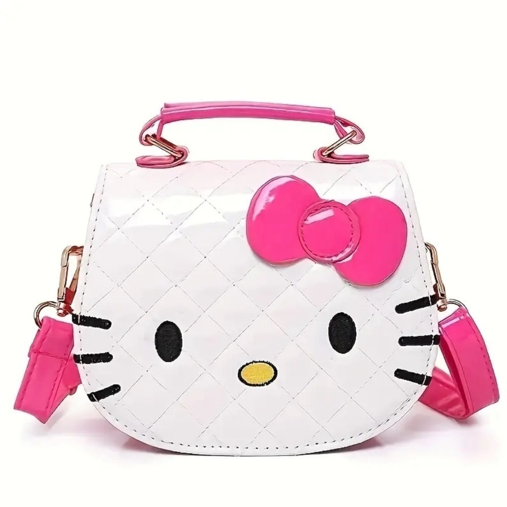 Hello Kitty Pink and White Quilted Kids Bag NIP